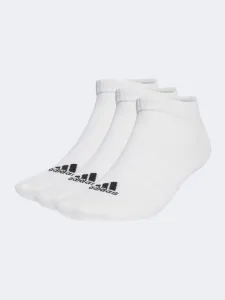 Adidas Thin And Light 3 Pairs Unisex Sportswear Sock White/Black