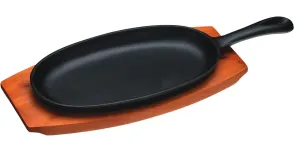 Kitchencraft World Of Flavours Oriental Iron Sizzle Platter