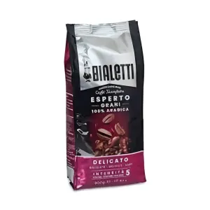 Bialetti 096080390 Roasted Coffee Bean, Delicato, 500g