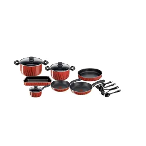 Tefal C3079383 Tempo Flame – 14pcs Set: FP 24/ 28, Saucepan 16+
