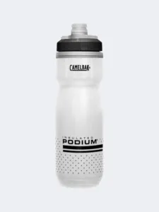 Camelbak Podium Chill 21Oz Unisex Lifestyle Water Bottle White/Black
