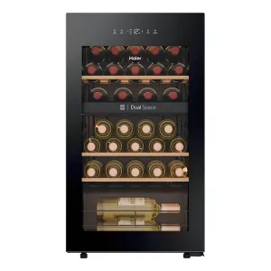 Haier HWS32GDG 32 Bottles Dual Zone Wine Cellar