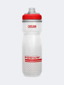 Camelbak Podium Chill 21Oz Biking Bottle Fiery Red/White