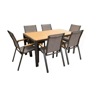 Outdoor Dining Set Furniture TS086T/TS086C Grey