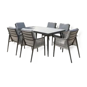 Outdoor Dining Set Furniture 207DS Grey