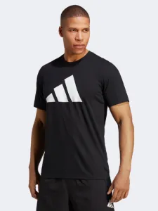 Adidas Essentials Feelready Logo Men Training T-Shirt Black/White