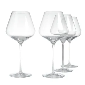 Set 4 Wine Glass Aida Extravagant Brighter Redwine