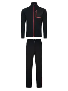 Oil And Gaz Elegant Men Suit Black/Red