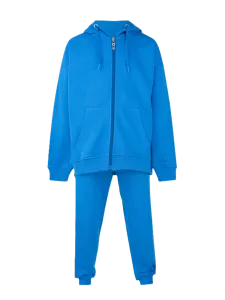 Oil And Gaz Stylish Kids-Boys Lifestyle Looped Suit Blue