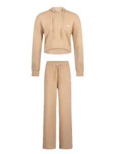 Oil And Gaz Stylish Women Lifestyle Suit Beige