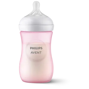 Natural Feeding Bottle 260ml - Single Pack- PINK