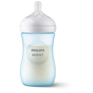 Natural Feeding Bottle 260ml - Single Pack- BLUE