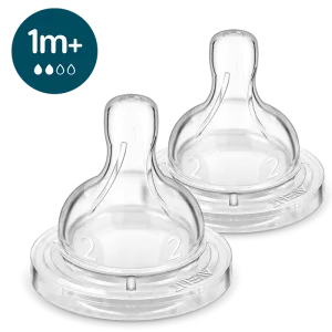 2 Anti-Colic Teat 1m+