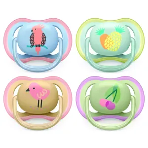 2 Ultra Air design Soothers 0-6m - Mix