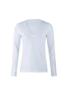 Oil And Gaz Smooth Women Lifestyle Long Sleeve White