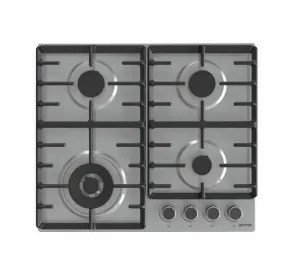 Gorenje Hob 60 Cm 4Gas Burners Cast Iron Safety Inox