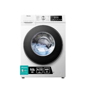 Hisense Washer + Dryer 9/6 Kg 1400 Rpm Steam Inverter White