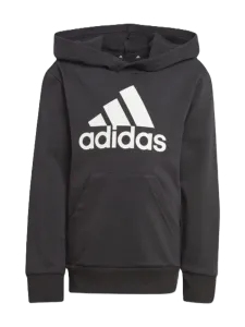 Adidas Essentials Logo Kids-Unisex Sportswear Hoody Black/White