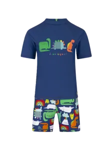 Oil And Gaz Colorful Kids-Boys Beach Set Navy