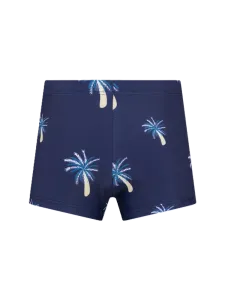 Oil And Gaz Stretchy Kids-Boys Beach Swim Short Light Blue