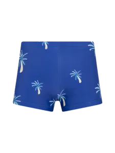 Oil And Gaz Stretchy Kids-Boys Beach Swim Short Dark Blue
