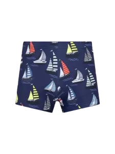 Oil And Gaz Stretchy Kids-Boys Beach Swim Short Navy