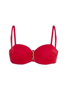 Oil And Gaz Stylish Women Beach Bandeau Bra Red
