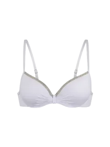 Oil And Gaz Stylish Women Beach Shelf Bra White