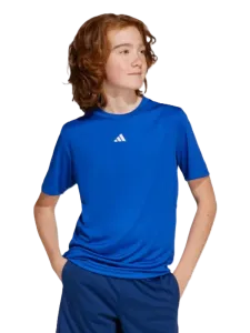 Adidas Train Essentials Kids-Boys Sportswear T-Shirt Royal Blue/White
