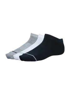 Oil & Gaz Soft 3 Pack Kids Lifestyle Socks Black/White/Navy