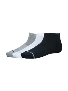 Oil & Gaz Soft 3 Pack Kids Lifestyle Socks Black/White/Navy