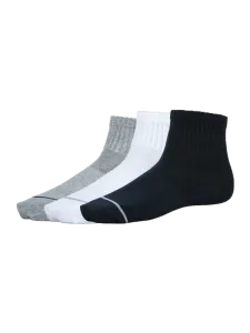 Oil & Gaz Soft 3 Pack Kids Lifestyle Socks Black/White/Navy