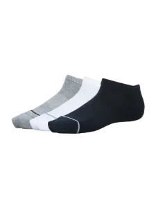 Oil & Gaz Soft 3 Pack Unisex Lifestyle Socks Black/White/Navy