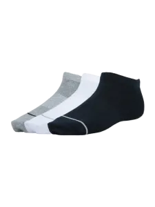 Oil & Gaz Soft 3 Pack Unisex Lifestyle Socks Black/White/Navy
