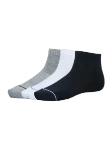 Oil & Gaz Soft 3 Pack Unisex Lifestyle Socks Black/White/Navy