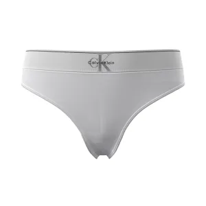 Calvin Klein Graphic Monogram Microfiber Stretch Thong White