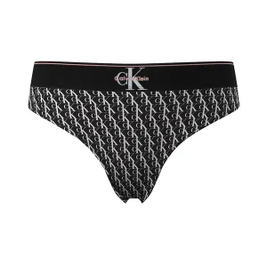 Calvin Klein Stretch Thong - Graphic Monogram Microfibre