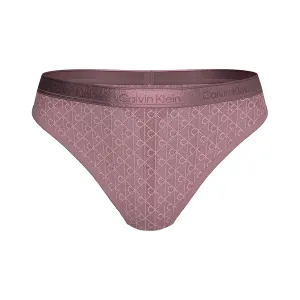 Calvin Klein String - Icon Cotton Modal Purple
