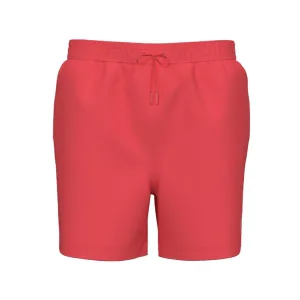 Calvin Klein Monogram Medium Drawstring Swim Shorts Punch Pink