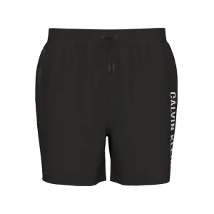 Calvin Klein Intense Power Medium Drawstring Swim Shorts Black
