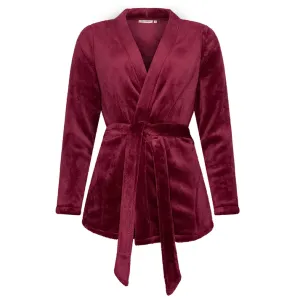 Pastunette Dark Red Short Robe Pyjama 171252-210-