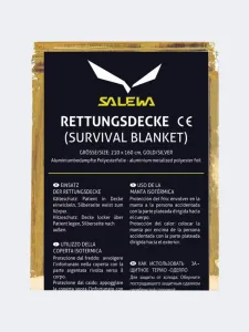 Salewa Rescue Hiking Blanket Gold/Silver