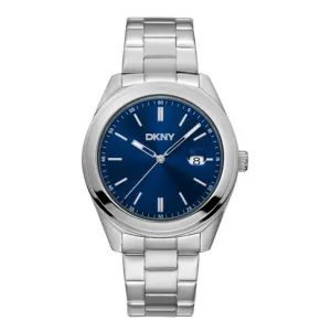 DKNY Everyday Modernist Dark Blue Dial Silver Men's Watch DK1G069M0045