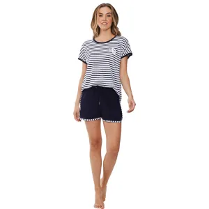 Rebel Short Pyjama With Stripe T-shirt