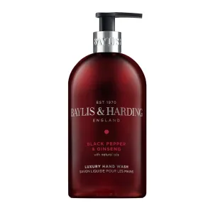 Baylis & Harding Liquid Hand Soap Wash, Black Pepper & Ginseng for Men