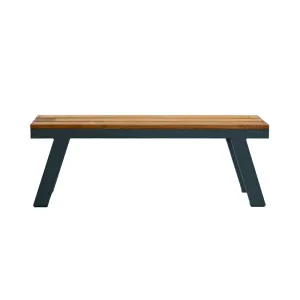 Bench BT Diagonal Legs Smokey Grey