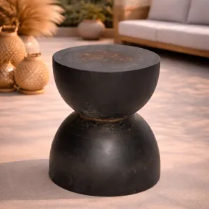 Stool DI DF24-93 Black Solid Wood