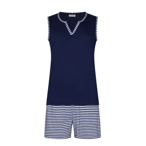 Pastunette 131261-152-1 Shortama Sleeveless Dark Blue