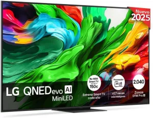 LG  75" (190 cm) 4K QNED evo AI TV (α8 Gen2 4K AI processor, 25 webOS, 120 Hz (VRR up to 144 Hz))
