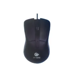SkyGate (230) Wired Mouse - High precision optical mouse - 800DPI - White Box - Black
